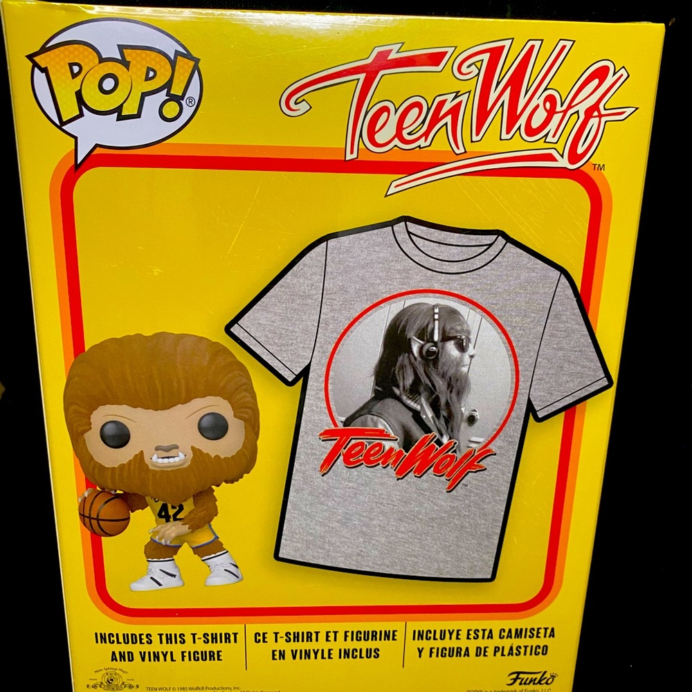 POP! Movies Teen Wolf Funko Pop And Shirt Bundle